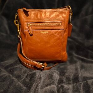 Coach F47989 Legacy Leather Swingpack (Cognac) - EUC